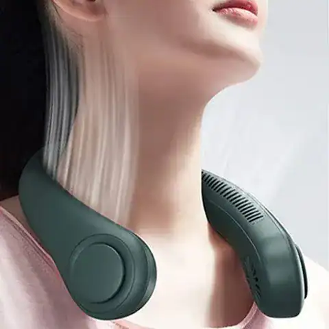 Ventilador de pescoço portátil para aliviar as ondas de calor da menopausa