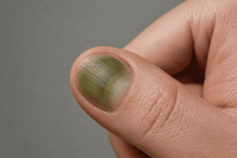 Imagem unha verde